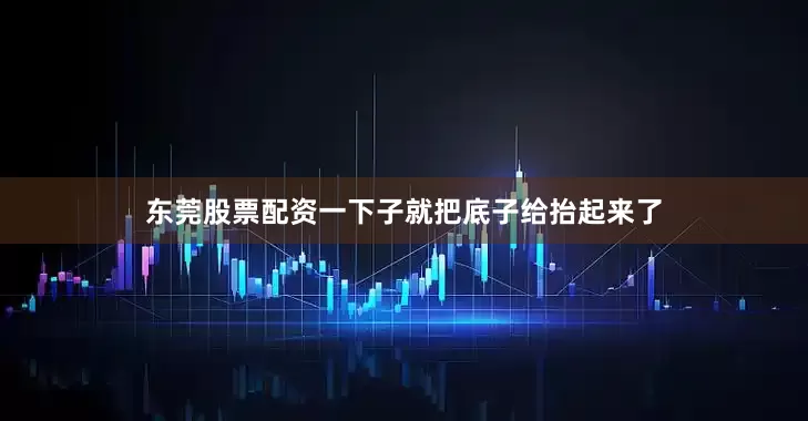 东莞股票配资一下子就把底子给抬起来了